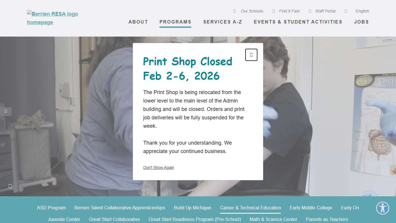 Career & Technical Education - Berrien Regional Education Service Agency (RESA)